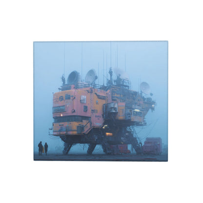 2-Pack Absorbent Kitchen Counter Mats – Cyberpunk Foggy Machine Structure Artwork – Quick-Dry, Anti-Slip, Foldable, Washable – 18 x 16 Inches