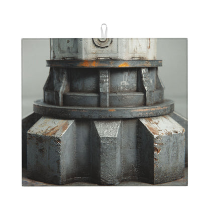 2-Pack Absorbent Kitchen Counter Mats – Rustic Metal Gear Design – Fast-Drying, Non-Slip, Machine Washable – 18 x 16 Inches