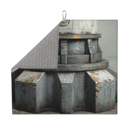 2-Pack Absorbent Kitchen Counter Mats – Rustic Metal Gear Design – Fast-Drying, Non-Slip, Machine Washable – 18 x 16 Inches