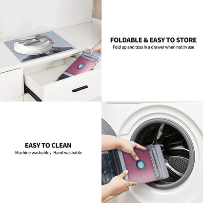 2-Pack Absorbent Kitchen Counter Mats – Sci-Fi Robot Device Theme – Quick Dry, Non-Slip, Machine Washable – 18 x 16 Inches