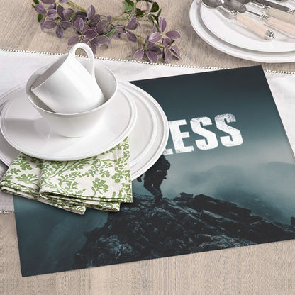 2-Pack Absorbent Kitchen Drying Mats – Mountain Explorer with   Typography – Quick-Dry, Non-Slip, Washable – 18 x 16 Inches Each