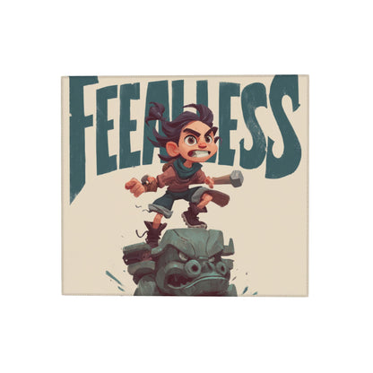 2-Pack Absorbent Kitchen Drying Mats –  Cartoon Adventure Warrior Design – Non-Slip, Quick Dry – 18x16 in – Hanging Loop Included